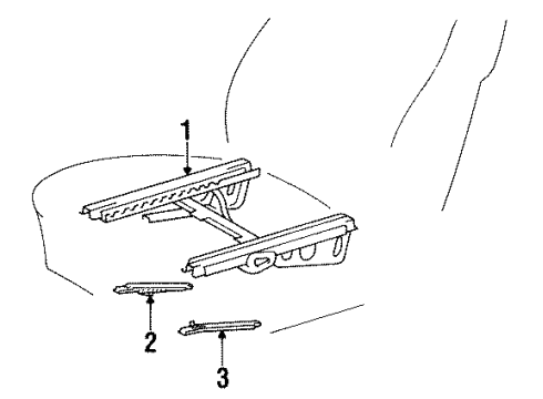 Recline Adjuster Diagram for 123-910-05-86