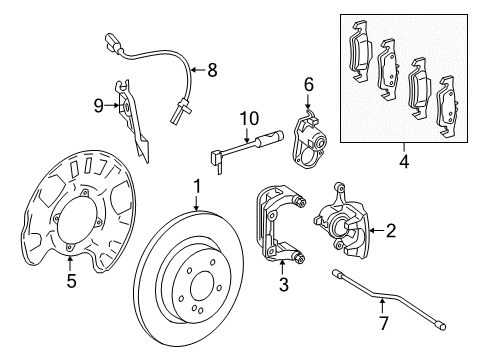 2017 Mercedes-Benz GLE43 AMG Parking Brake Diagram 3