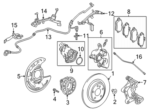 2022 Mercedes-Benz GLB250 Parking Brake Diagram 2