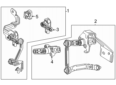 Front Sensor Diagram for 247-320-43-04