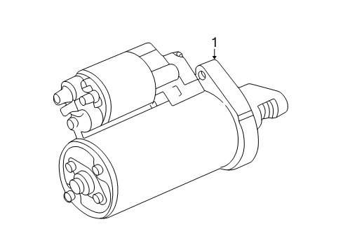 2009 Mercedes-Benz E320 Starter Diagram