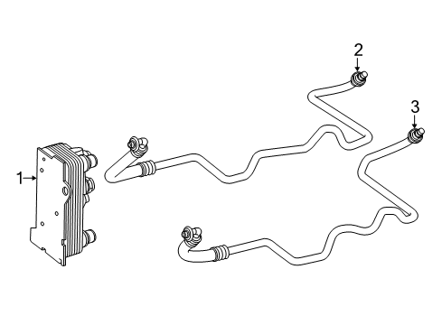 2019 Mercedes-Benz GLC43 AMG Trans Oil Cooler Diagram 2