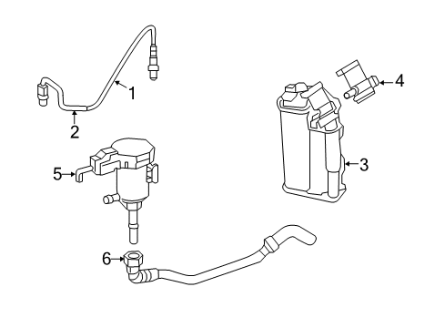 2013 Mercedes-Benz C350 Emission Components Diagram 2