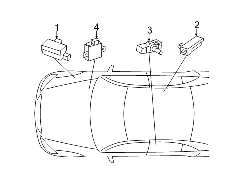 2014 Mercedes-Benz CL65 AMG Tire Pressure Monitoring, Electrical Diagram