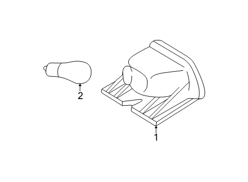 2003 Mercedes-Benz ML55 AMG High Mount Lamps Diagram 2