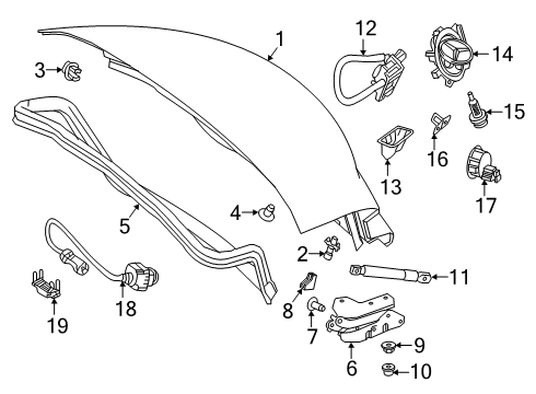 2020 Mercedes-Benz S560 Parking Aid Diagram 21