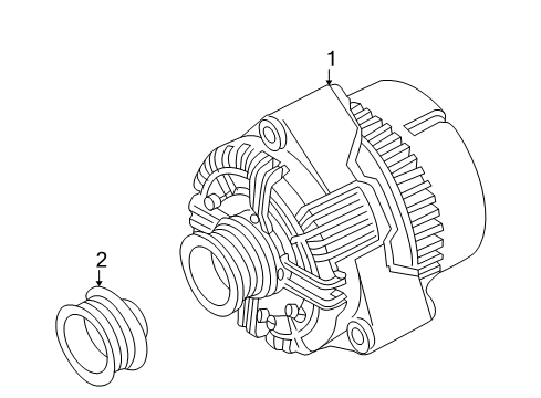 2007 Mercedes-Benz C280 Alternator Diagram 2