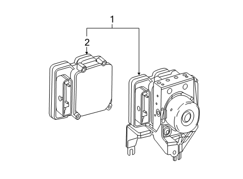 2019 Mercedes-Benz GLA250 Anti-Lock Brakes Diagram 1