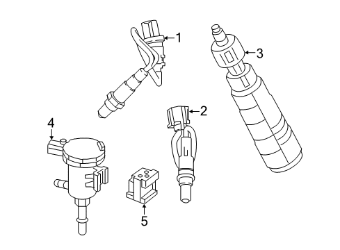 2019 Mercedes-Benz GLS450 Emission Components Diagram