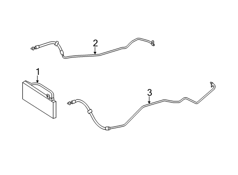 2013 Mercedes-Benz CL600 Trans Oil Cooler Diagram