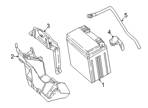 2020 Mercedes-Benz GLC350e Battery Diagram 1