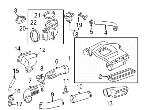 Air Deflector Gasket Diagram for 273-141-07-80