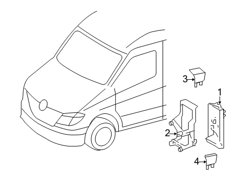 2012 Mercedes-Benz Sprinter 3500 Fuse & Relay Diagram 2