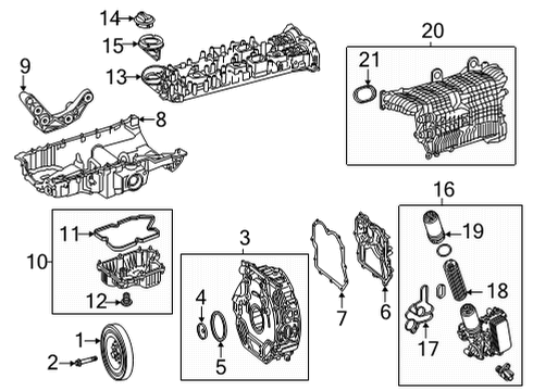 2023 Mercedes-Benz S580e Intake Manifold