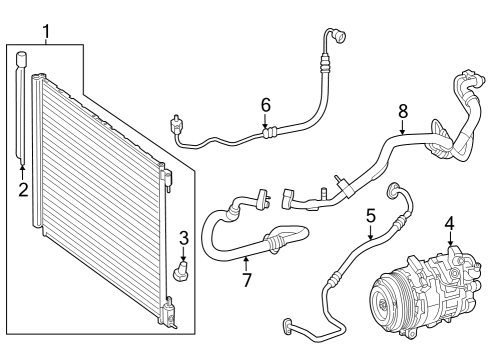 2023 Mercedes-Benz GLC300 Switches & Sensors Diagram 1