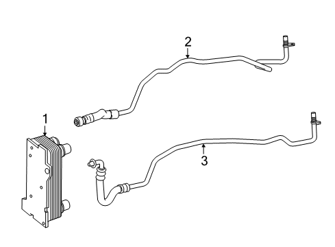 2020 Mercedes-Benz S560e Trans Oil Cooler