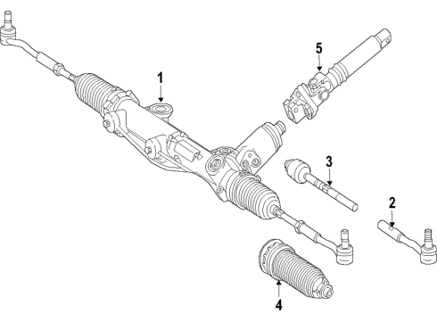 Power Steering Pressure Hose Diagram for 172-460-09-00