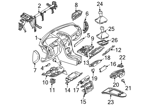 Ashtray Diagram for 171-680-11-52-9116