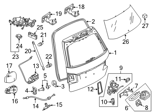 Drive Unit Insulator Diagram for 212-757-00-96