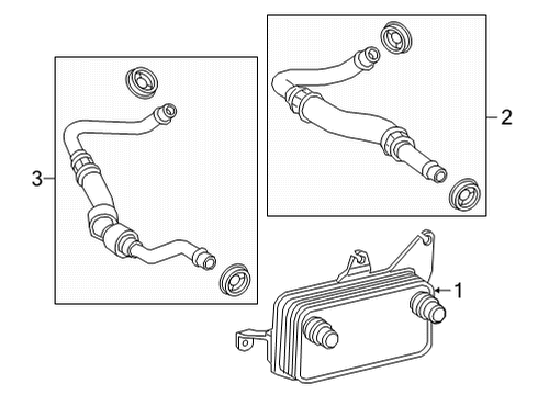 2021 Mercedes-Benz E350 Trans Oil Cooler Diagram