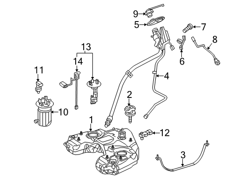 2012 Mercedes-Benz ML550 Fuel Injection Diagram