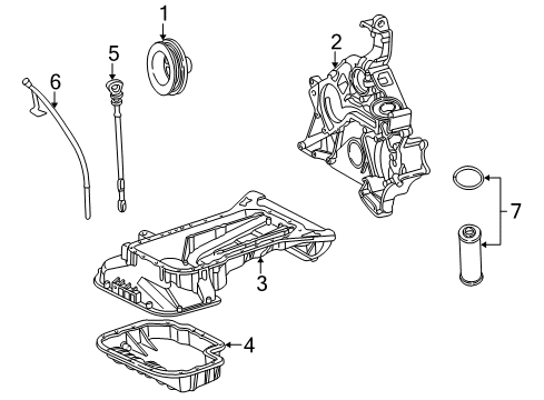 2002 Mercedes-Benz CLK430 Filters Diagram 2