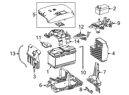 2021 Mercedes-Benz CLA250 Battery Diagram