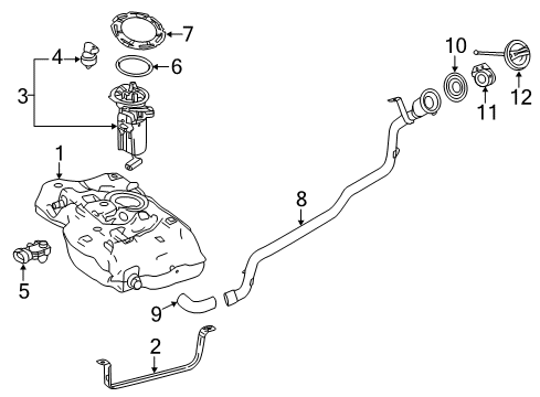 2016 Mercedes-Benz CLA250 Fuel Supply Diagram