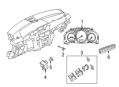 2014 Mercedes-Benz C250 Switches Diagram 1