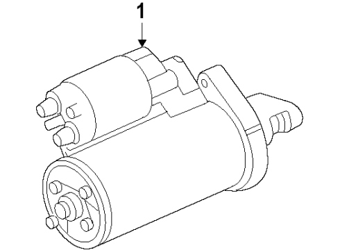 2009 Mercedes-Benz CL550 Starter, Charging Diagram