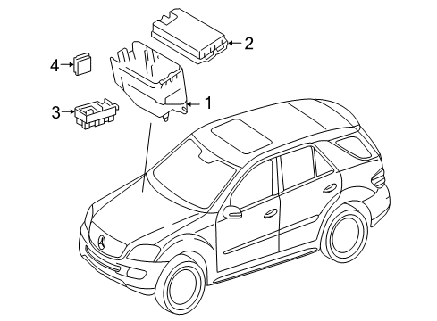 2011 Mercedes-Benz GL350 Fuse & Relay Diagram 1