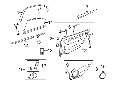 Molding Diagram for 204-730-12-22