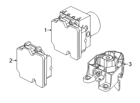 2019 Mercedes-Benz S560 ABS Components, Electrical Diagram 1