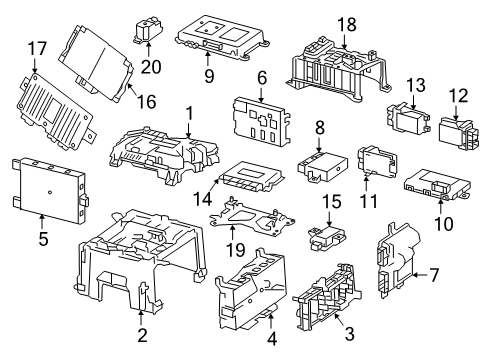 Control Module Diagram for 222-900-70-17