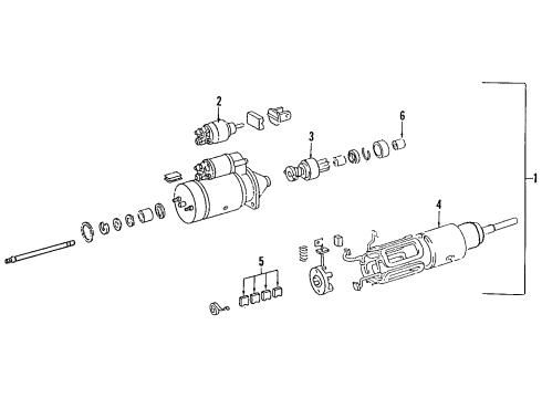 1984 Mercedes-Benz 190E Starter Diagram