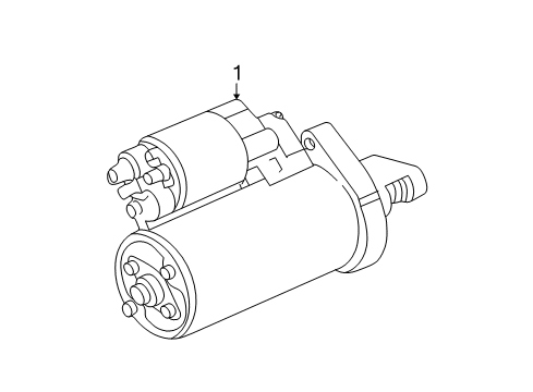 2003 Mercedes-Benz S55 AMG Starter, Electrical Diagram