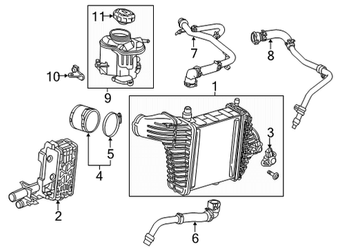 2016 Mercedes-Benz GLA45 AMG Intercooler, Fuel Delivery Diagram