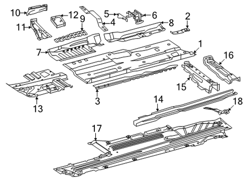 Center Bracket Diagram for 206-616-61-00