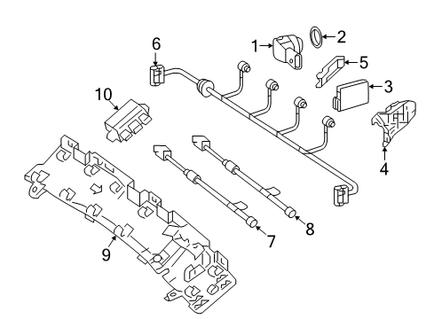 Harness Diagram for 156-540-22-00