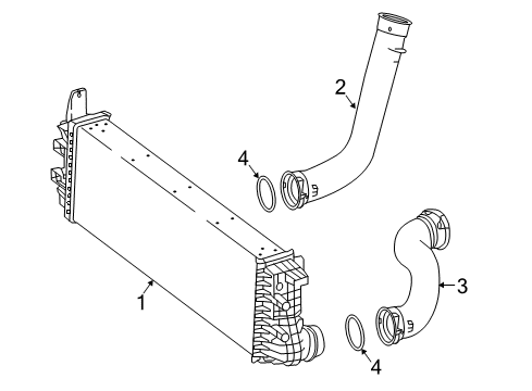 2019 Mercedes-Benz Metris Intercooler Diagram