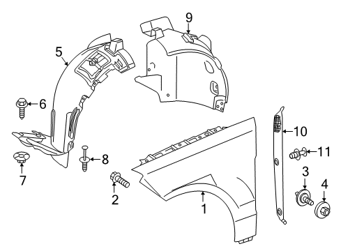 Fender Diagram for 292-880-03-06