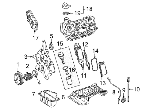 2009 Mercedes-Benz GL450 Filters Diagram 2