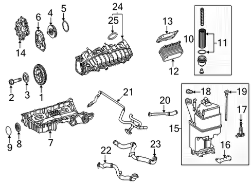 2021 Mercedes-Benz AMG GT Senders Diagram 1