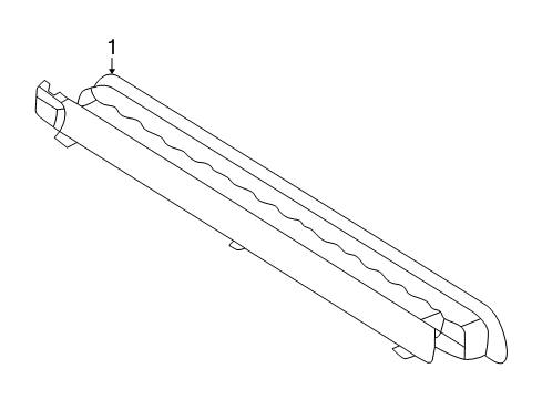 2004 Mercedes-Benz CL600 High Mount Lamps Diagram