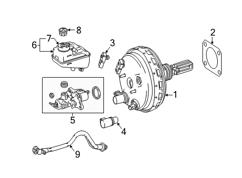 2018 Mercedes-Benz GLE550e Dash Panel Components Diagram