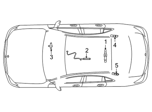 2022 Mercedes-Benz EQS AMG Antenna & Radio Diagram