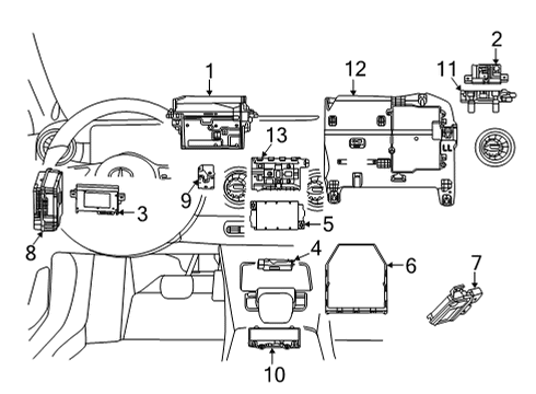 2022 Mercedes-Benz GLB250 Controls - Instruments & Gauges