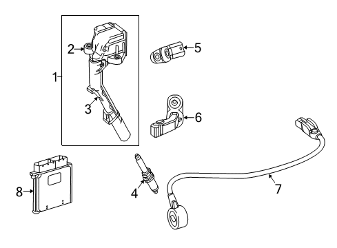 2018 Mercedes-Benz GLA45 AMG Ignition System Diagram