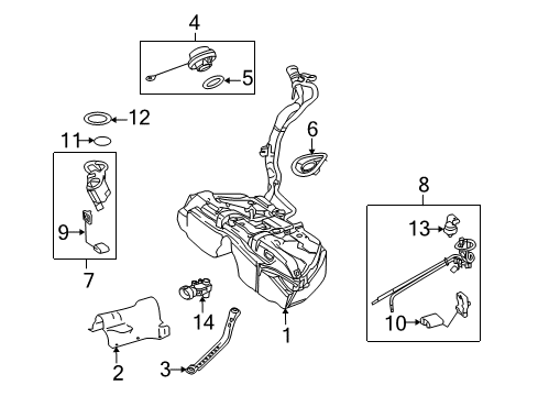 2011 Mercedes-Benz E63 AMG Fuel Supply Diagram