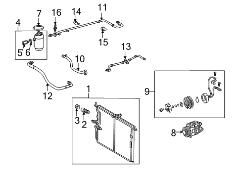 2005 Mercedes-Benz G55 AMG Air Conditioner Diagram 1